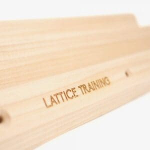 Lattice Triple Rung Hangboard
